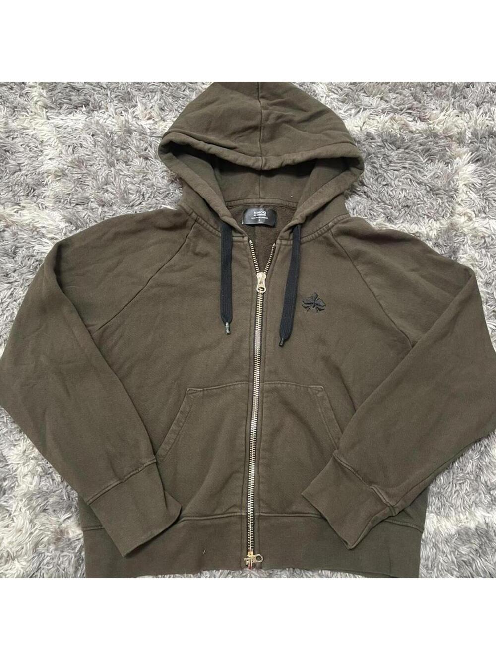Women's Brown and Khaki Hoody